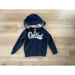 OshKosh B'gosh Kids Full Zip Hoodie Jacket Blue - Size 4/5